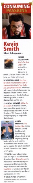 Consuming Passions - Uncut Magazine - October 2004