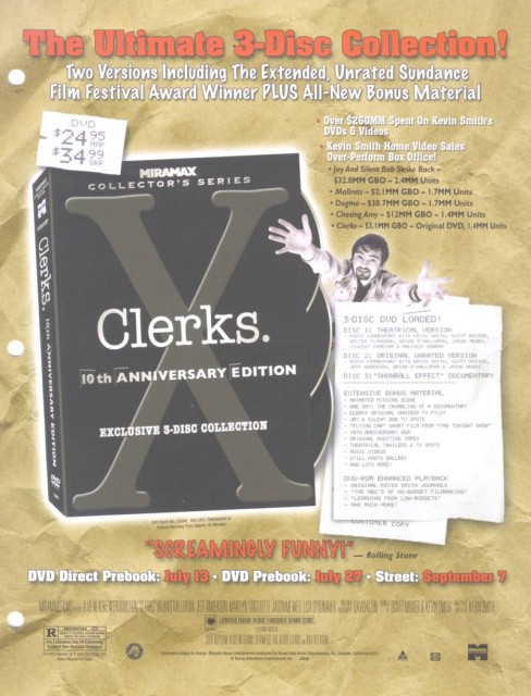 Clerks X ad