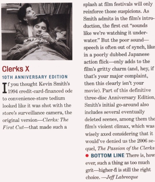 Entertainment Weekly - Clerks X - April 2005