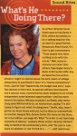 Entertainment Weekly - Kevin and Road House - April 2005