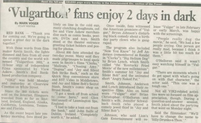 Vulgarthon fans enjoy 2 days in the dark - Asbury Park Press