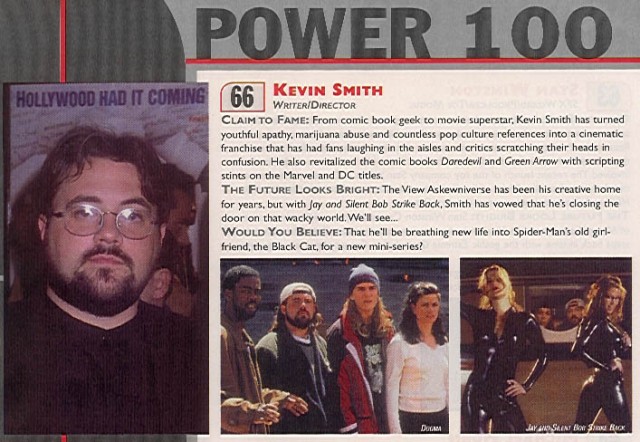 Cinescape Magazine's Power 100 - May 2002