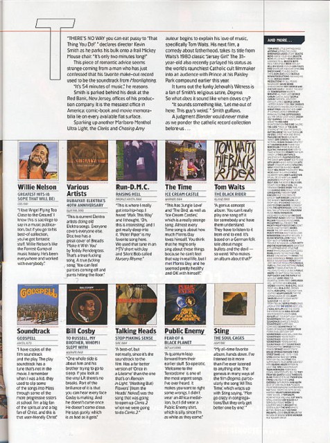 Blender Magazine - "You can feel the pants hitting the floor" - December 2001